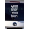 Kurtlar Vadisi Oto Arka Cam Sticker Set 40*20 Cm