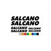 Bisiklet Kadro Sticker Seti Salcano Uyumlu Siyah