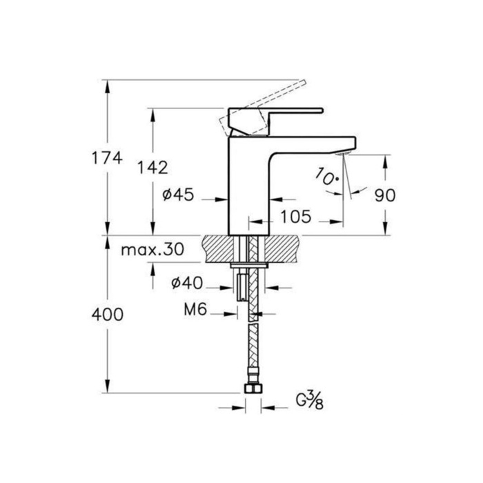 Fold S Lavabo Bataryası A42532 Krom