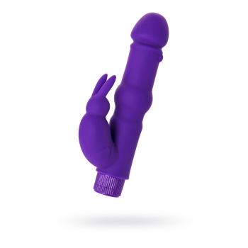 A-Toys by TOYFA  Vibratör, silikon, mor, 18 cm