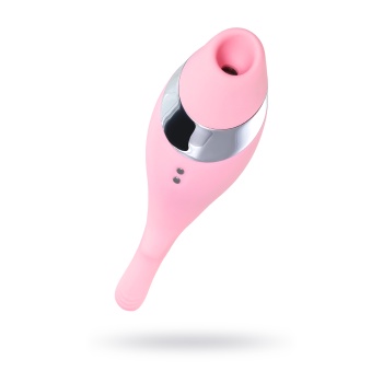 Flovetta by Toyfa DAHLİA Çok Fonksiyonlu Vakum Vibratör, Silikon, Pembe, 14 cm