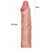 Censan Add 2" Pleasure X Tender Penis Sleeve Flesh