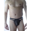 Erkek Siyah Tül Fantezi Tanga İç Çamaşırı
