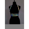 Renkli Reflektörlü Göğüs Harness, Karanlıkta Parlayan Göğüs Harness - APFT205