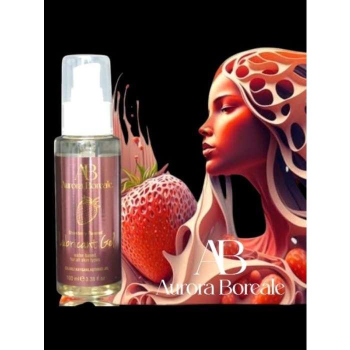 Aurora Boreale Çilek Aromalı Kayganlaştırıcı Jel 100 ML
