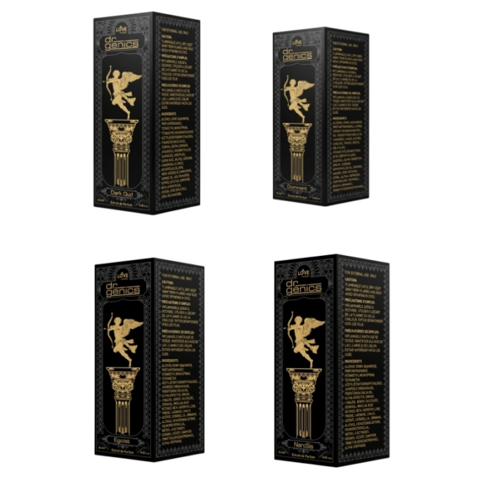 Dr Genics Newyork Phenomenon Perfume Edp Set 4 Ad x 25 ml