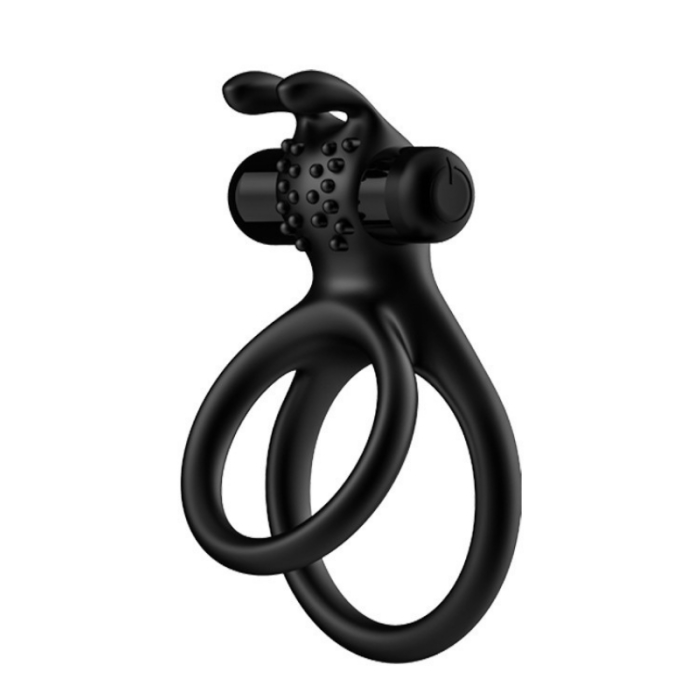 Censan Çift Halkalı Manyetik Şarjlı Penis ve Testis Halkası – Klitoris Uyarıcılı, Suya Dayanıklı, Çiftler İçin Tasarlanmış Titreşimli Model