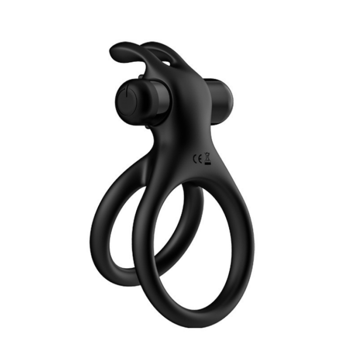 Censan Çift Halkalı Manyetik Şarjlı Penis ve Testis Halkası – Klitoris Uyarıcılı, Suya Dayanıklı, Çiftler İçin Tasarlanmış Titreşimli Model