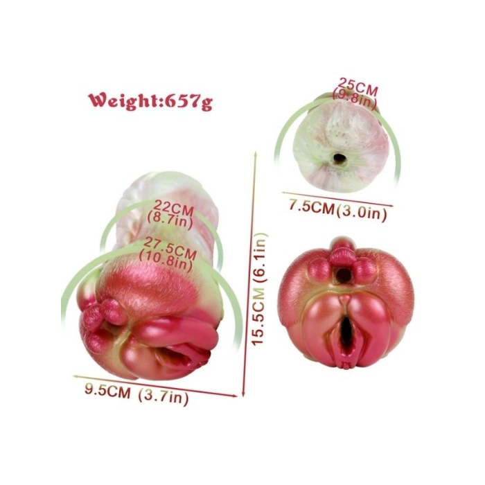 Censan Yaratık Şeklinde Vajina Mastürbatörü Model no: G6179