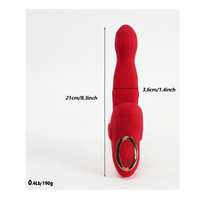 L-Join Kırmızı Teklojik Modern Vibratör