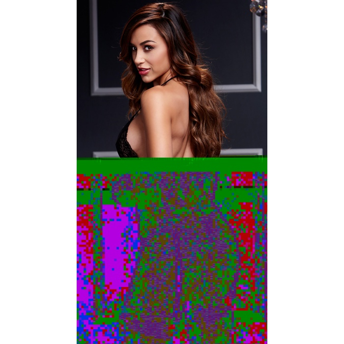 Bacio  Fantezi Siyah Dantel Jartiyer Takım BC2370