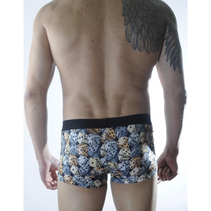 Erkek Zar Desenli Boxer