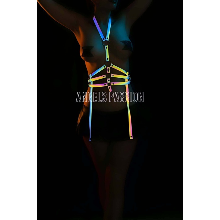 Bayan Fantazi İç Giyim Jartiyer Harness - Özel Tasarım İç Giyim - APFT16