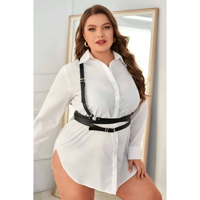 Şık Deri Fantazi Göğüs Harness - APFT932