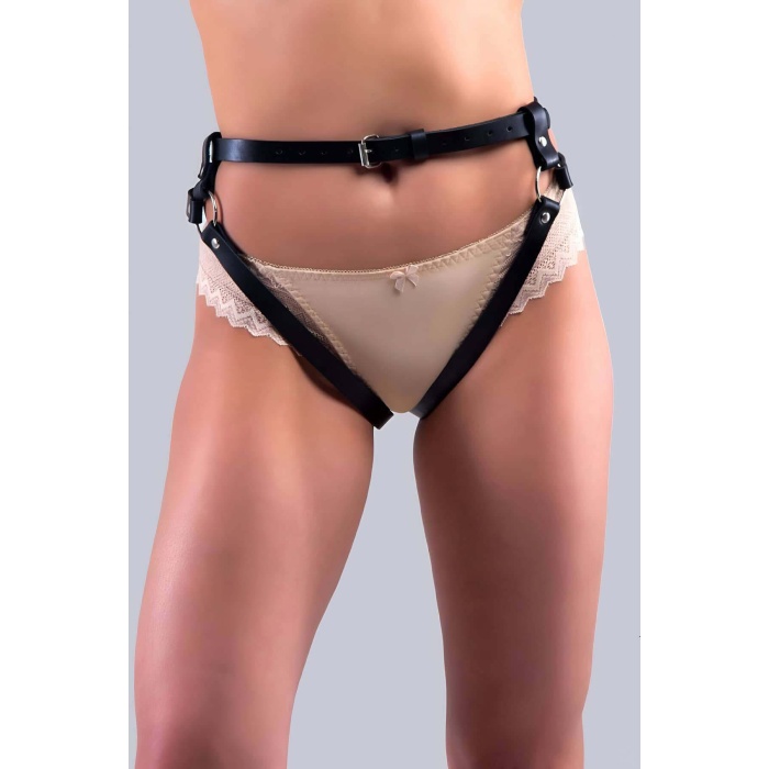 Fantazi Deri Külot  Harness - APFT1007