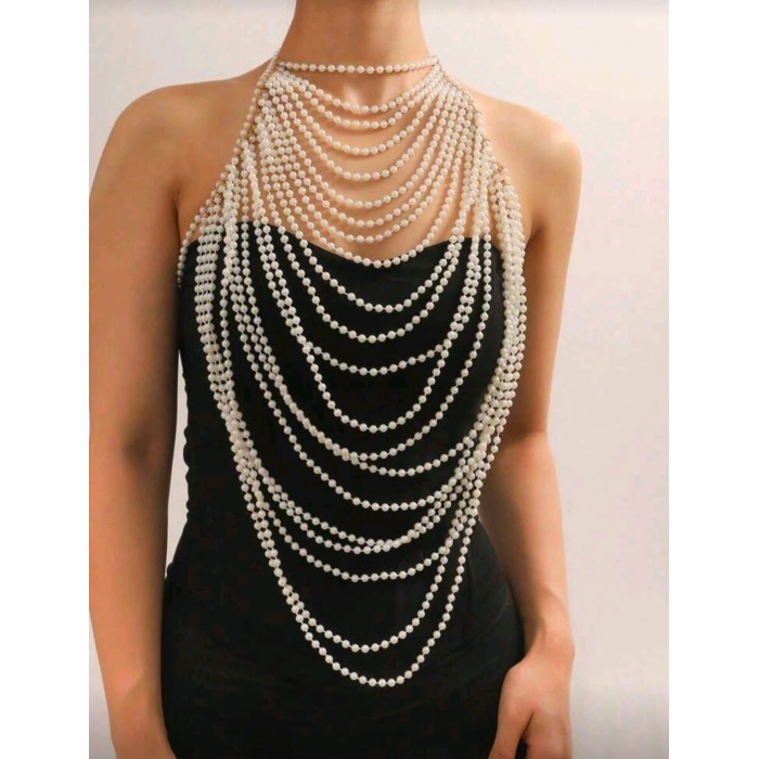 İncili Seksi Vücut Aksesuarı , Şık Bustiyer