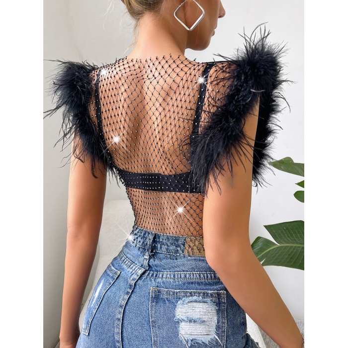 CROP ELBİSE  TÜYLÜ.