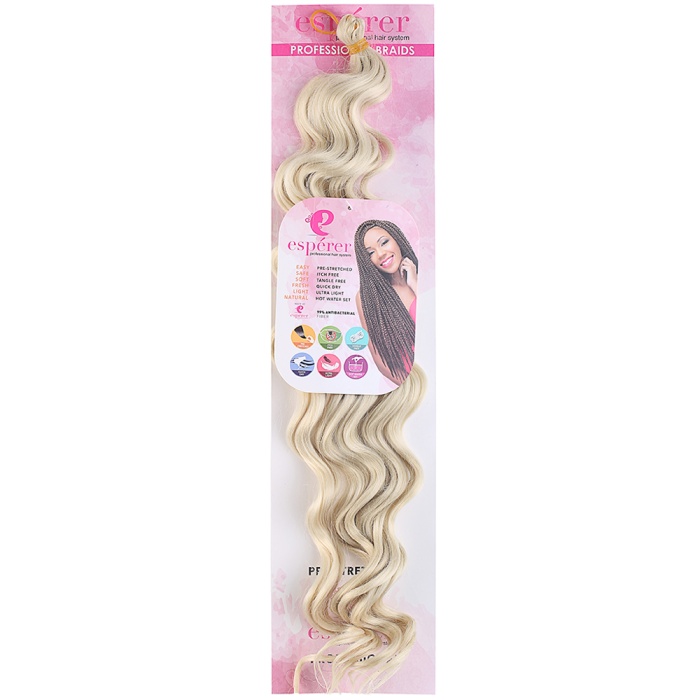 Afro Dalgası Saç - Platin