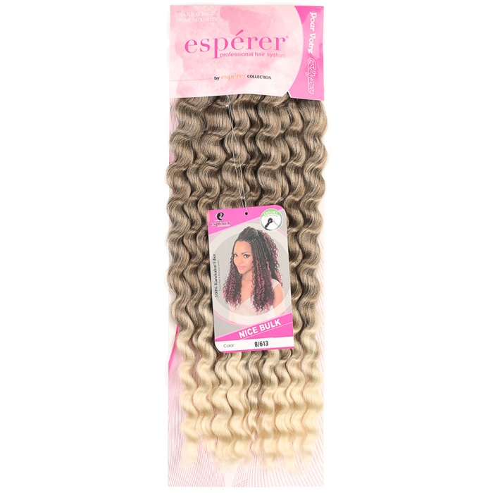 Sister Afro Dalgası Saç - Küllü Kahve / Platin Ombreli 8-613