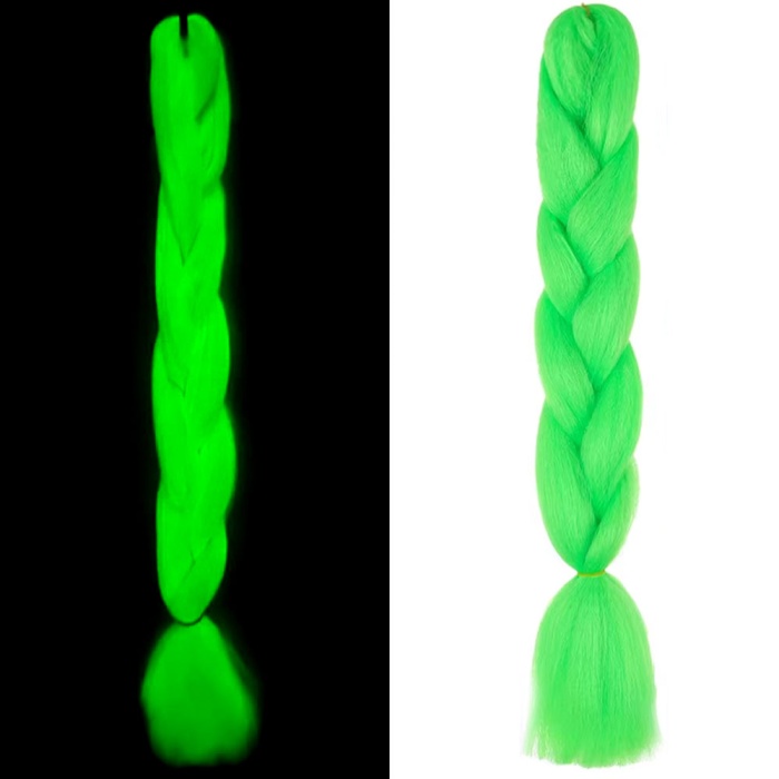 Fosforlu Neon Örgülük Saç Esperer 100 Gr. - Yeşil