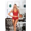 Kırmızı Bralet Dantelli Sütyen Takım 2 Li