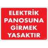 Elektrik Panosu Levhası 25x35 KOD:1118