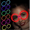 Glow  Yuvarlak Gözlük - Glow Partisi Gözlükleri - Glow Stick Gözlük 12 Adet