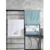 Colorful %100 Pamuk Hamam Havlu Seti Mint Beyaz