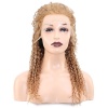 Afro Dalga Front Lace Gerçek Tül Peruk / Balköpüğü / 60/65cm