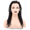 Afro Dalga Front Lace Gerçek Tül Peruk / Doğal / 60/65cm