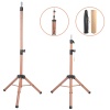 Kuaför Eğitim Mankeni İçin Metal Tripod / Sütlü Kahve + Taşıma Çantası