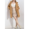 Astarlı Peluş Mont Camel