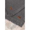 Bath Rug Set Antrasit 2li 75x125 60x90