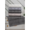 Jakarlı 4´lü 50x90 El Havlusu Lissome
