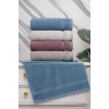 Jakarlı 4´lü 50x90 El Havlusu Bettina