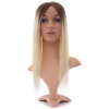 Kahverengi / Beyaz Platin Ombreli Baby Taban Tepelik / 13x14cm