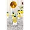 Led Mum Ananas Metal 3 Adet (Lisinya)
