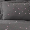 Çift Kişilik Poplin Premium Nakışlı Nevresim Spring Gri