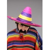 Sombrero Meksika Şapkası Renkli Örme Hasır Yetişkin Boy