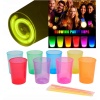 Karanlıkta Yanan Gece Işığı Mega Glow Bardaklar 8 Adet 8.5 x 10.5 cm