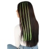 Fiber Sentetik Boncuk Kaynaklık Renkli Saç / Neon Sarı / 100 Adet