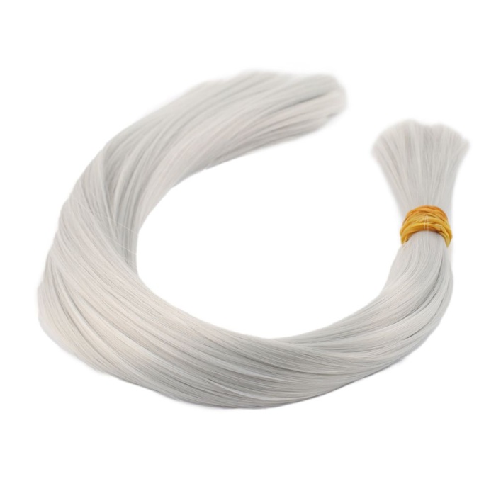Açık Gri  Renkli Sentetik Boğum Saç / 1Kg