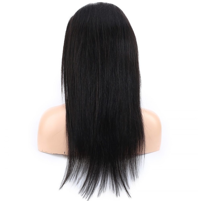 Front Lace Gerçek Tül Peruk Düz / Doğal / 55/60cm