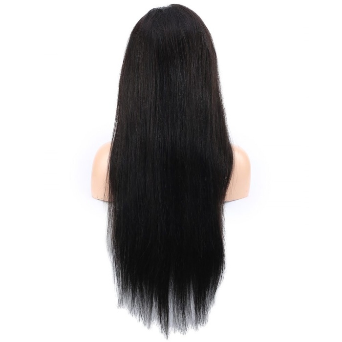 Front Lace Gerçek Tül Peruk Düz / Doğal / 70/75cm