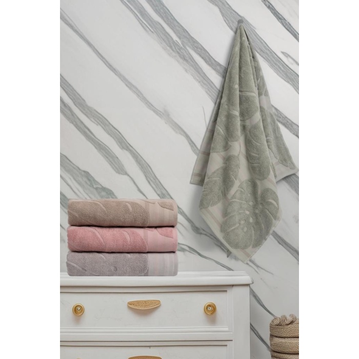 Jakarlı 4´lü 50x90 El Havlusu Marisol