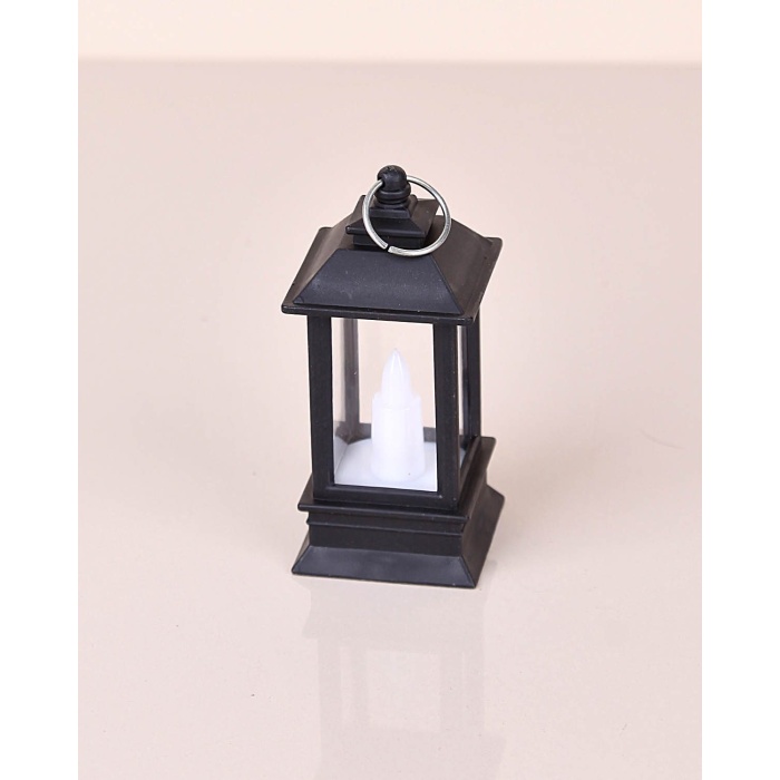 Hediyelik Mini Fener Led Mum Kare (Lisinya)