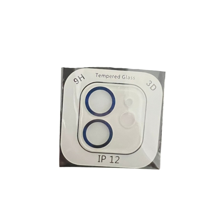 İphone 12 Rainbow Kamera Lens Koruma Cam Mavi - Lisinya