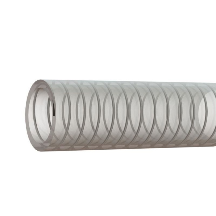 Sertsan 50 mm Şeffaf Çelik Telli Emiş Hortumu 2 Metre