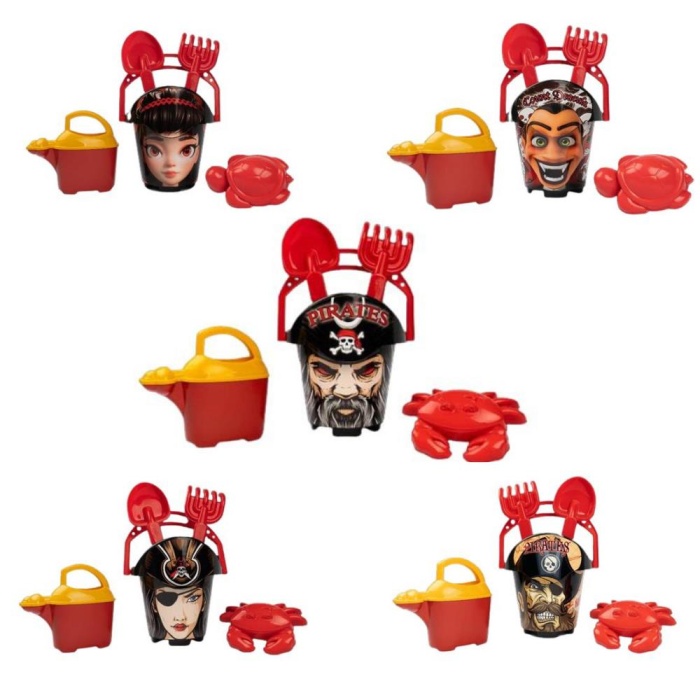 3D Korsanlı Büyük Yuvarlak Kova