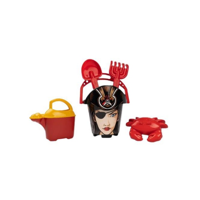 3D Korsanlı Büyük Yuvarlak Kova